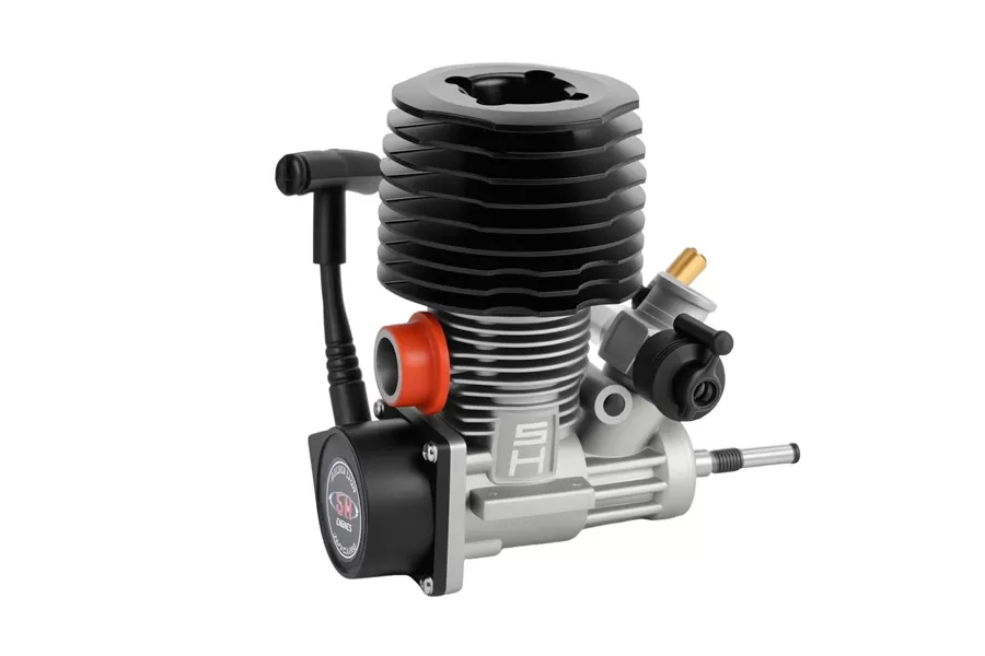 . 28(4.5cc) задний выхлопной двигатель с валом SG/тяговым стартером/свекольной свекой/скользящий карбюратор для 1/8 нитро-радиоуправляемого автомобиля # P0016
