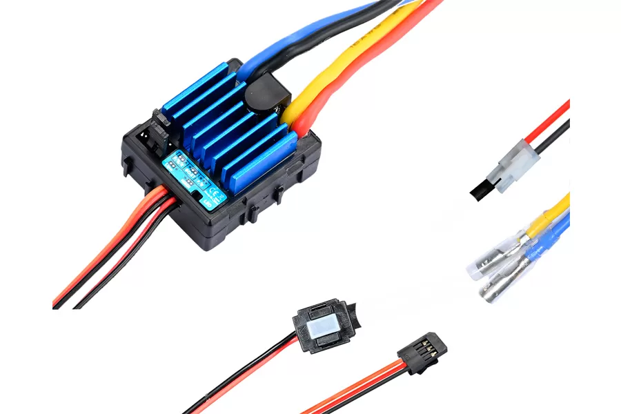 60A Матовый регулятор скорости электроники ESC для электрического радиоуправляемого автомобиля 1/10 масштаба # H0123