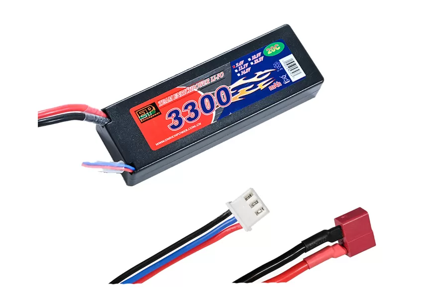 7,4 В 3300 мАч 2S Lipo Батарея для VRX 1/10 Масштаб Бесщеточный RC Модель автомобиля VRX #85274