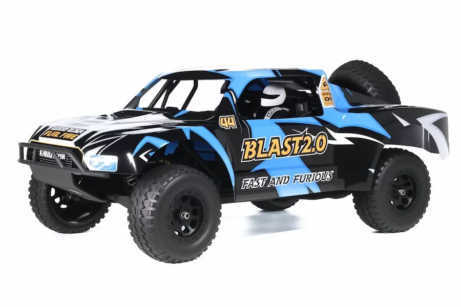 BLAST 2,0 1/10 Масштаб 4WD Внедорожный электрический грузовик с коротким курсом 2,4G Матовый высокоскоростной RTR # RH1043SC