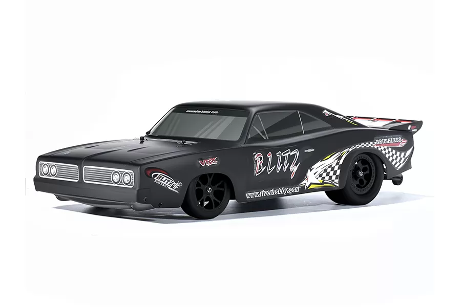 BLITZ 1/10 Scale 2WD Дорожный электрический радиоуправляемый автомобиль 2,4G Матовый высокоскоростной RTR # RH2015