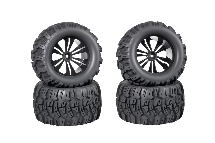 Передняя шина RC 12 мм Hex Hub Rubber для 1/10 масштаба RC Truck #10751