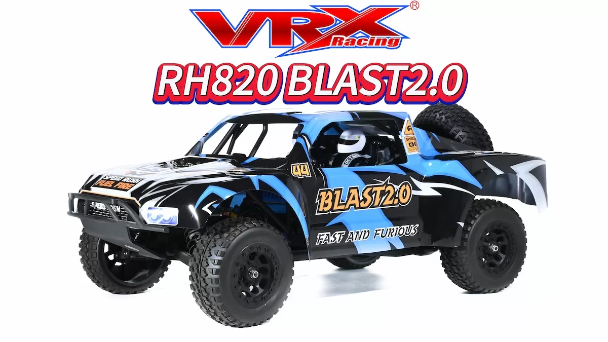 RH820 BLAST 2,0 Распаковка: Глубокое погружение в VRX Racing в 1/8 Масштаб 4WD Бесщеточный Короткий курс Грузовик