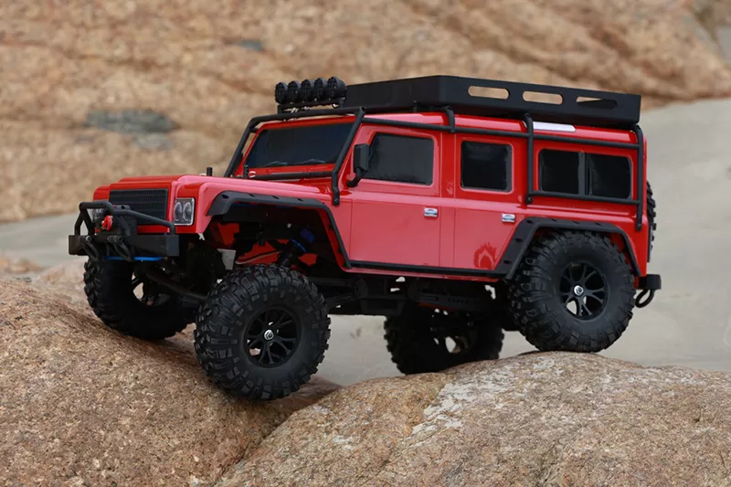 10 Масштаб 4WD Внедорожный электрический радиоуправляемый гусеничный 2,4G 5CH 3-в-1 Trail RC RTR # RH1055
