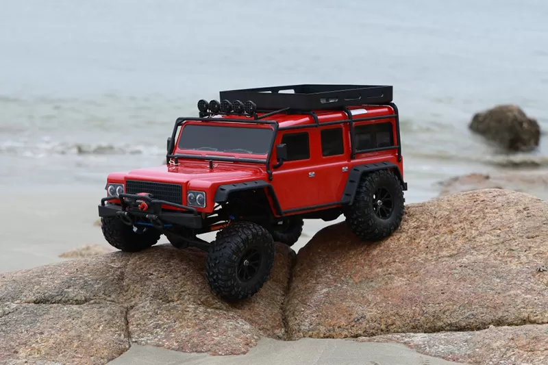 10 Масштаб 4WD Внедорожный электрический радиоуправляемый гусеничный 2,4G 5CH 3-в-1 Trail RC RTR # RH1055