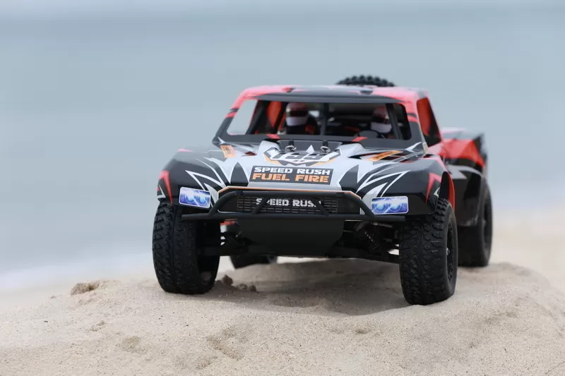 10 Масштаб 4WD внедорожный электрический короткий курс грузовик 2,4G бесщеточный высокоскоростной RTR # RH1045SC