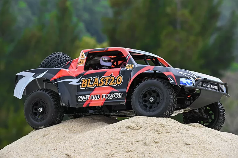 10 Масштаб 4WD внедорожный электрический короткий курс грузовик 2,4G бесщеточный высокоскоростной RTR # RH1045SC