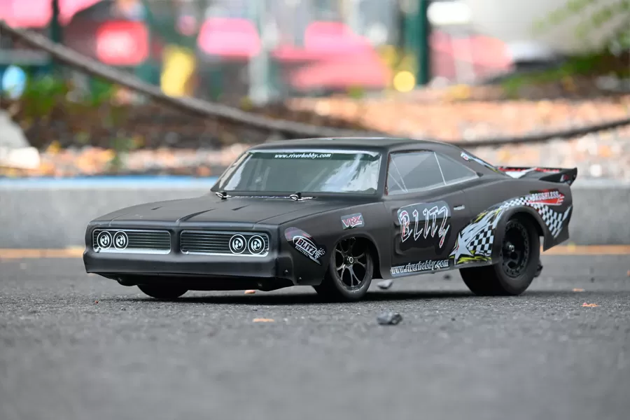 10 Масштаб 2WD On-road Электрический RC перетащить автомобиль 2,4G Бесщеточный высокоскоростной RTR # RH2016