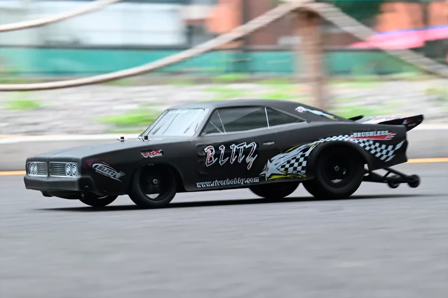 10 Масштаб 2WD On-road Электрический RC перетащить автомобиль 2,4G Бесщеточный высокоскоростной RTR # RH2016