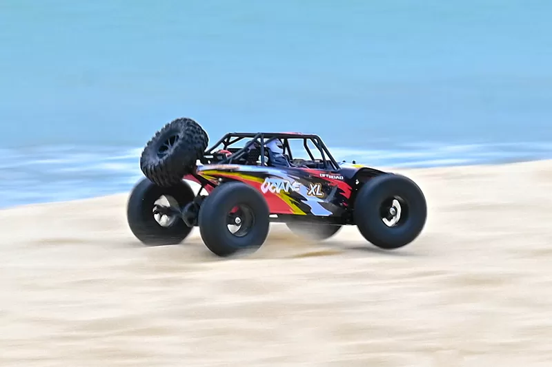 10 Масштаб 4WD Внедорожник Электрический песочный багги 2,4G Матовый высокоскоростной автомобиль RTR # RH1043