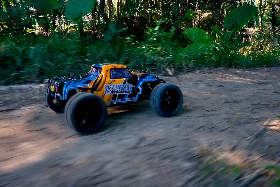 10 Масштаб 4WD Внедорожник Электрический RC грузовик 2,4G Бесщеточный высокоскоростной RTR # RH1066