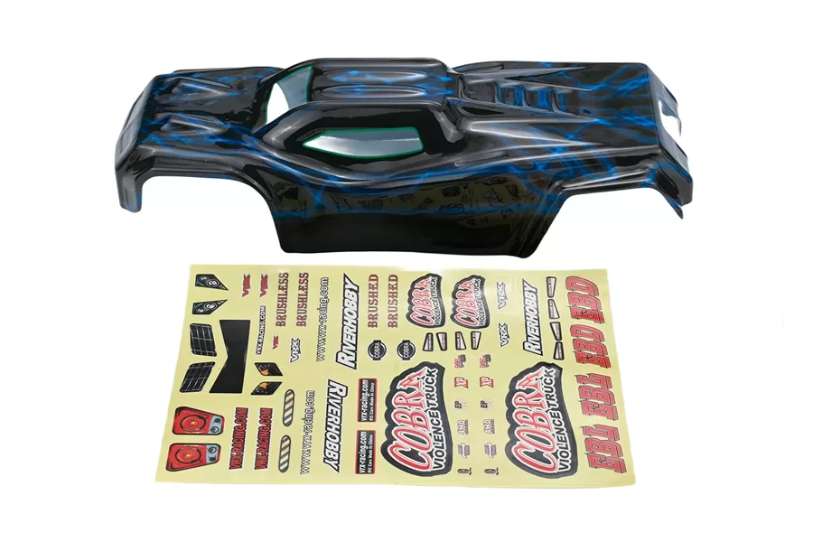 VRX ПВХ RC кузова автомобиля оболочки для 1/8 масштаба RC Truggy # R0250B