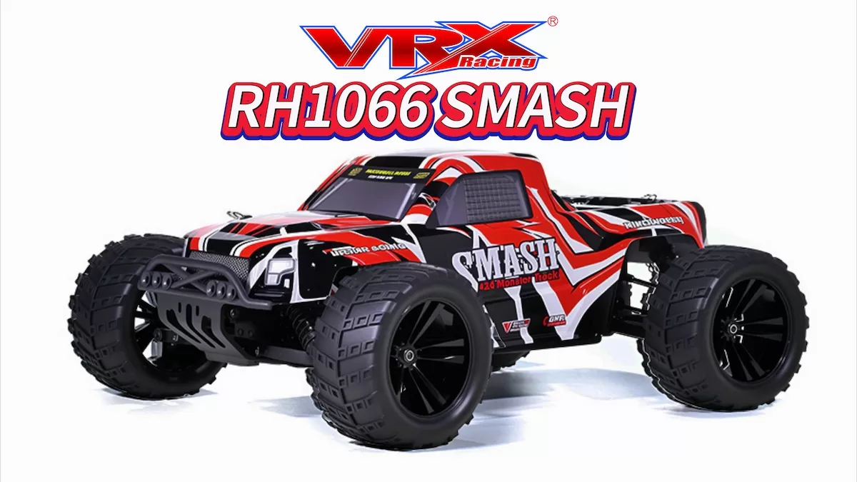 VRX SMASH RH1066 распаковка: Глубокое погружение в VRX Racing в High-Speed Бесщеточный Избиение монстр грузовик